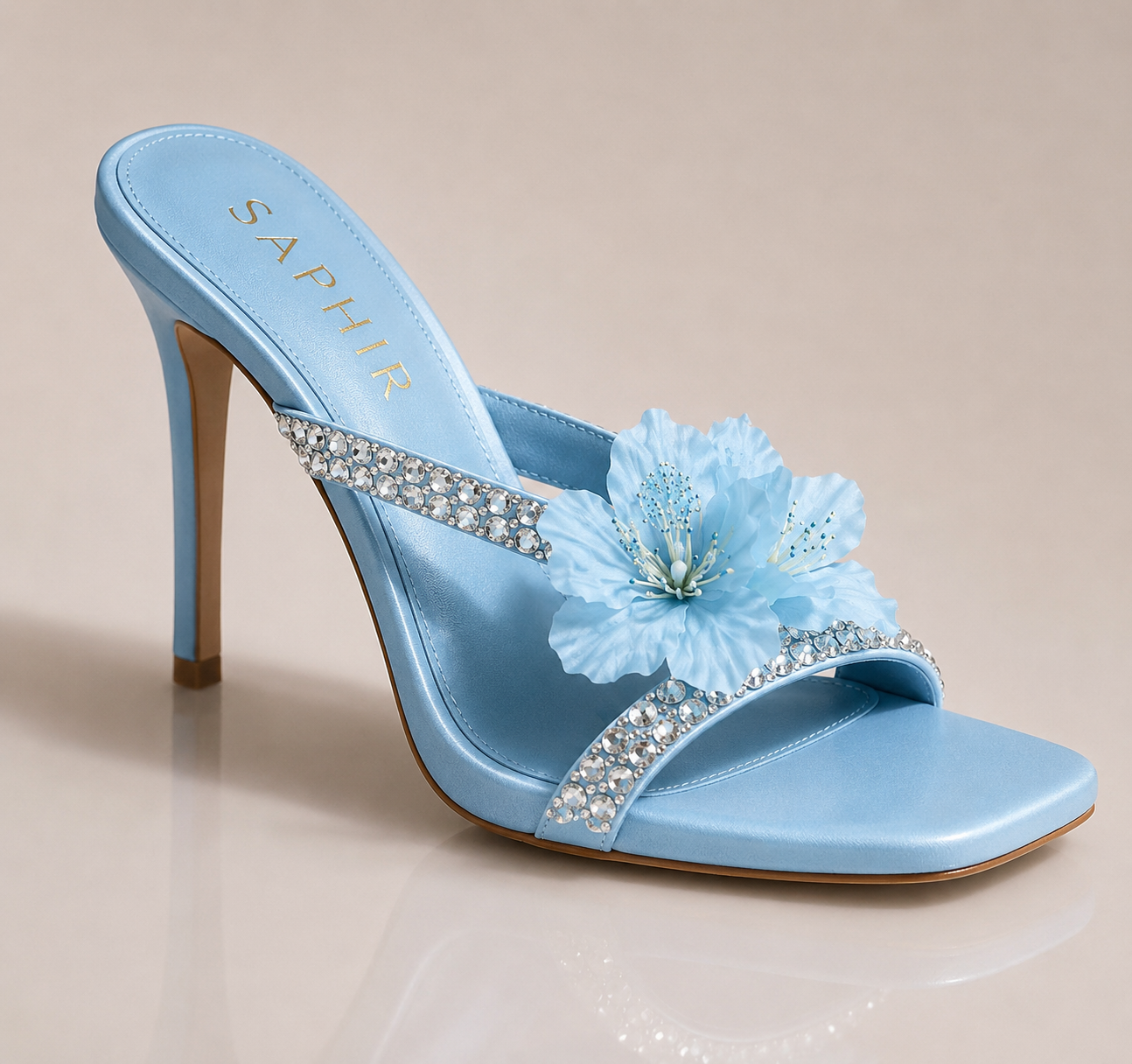 Sandales Crystal - bleue