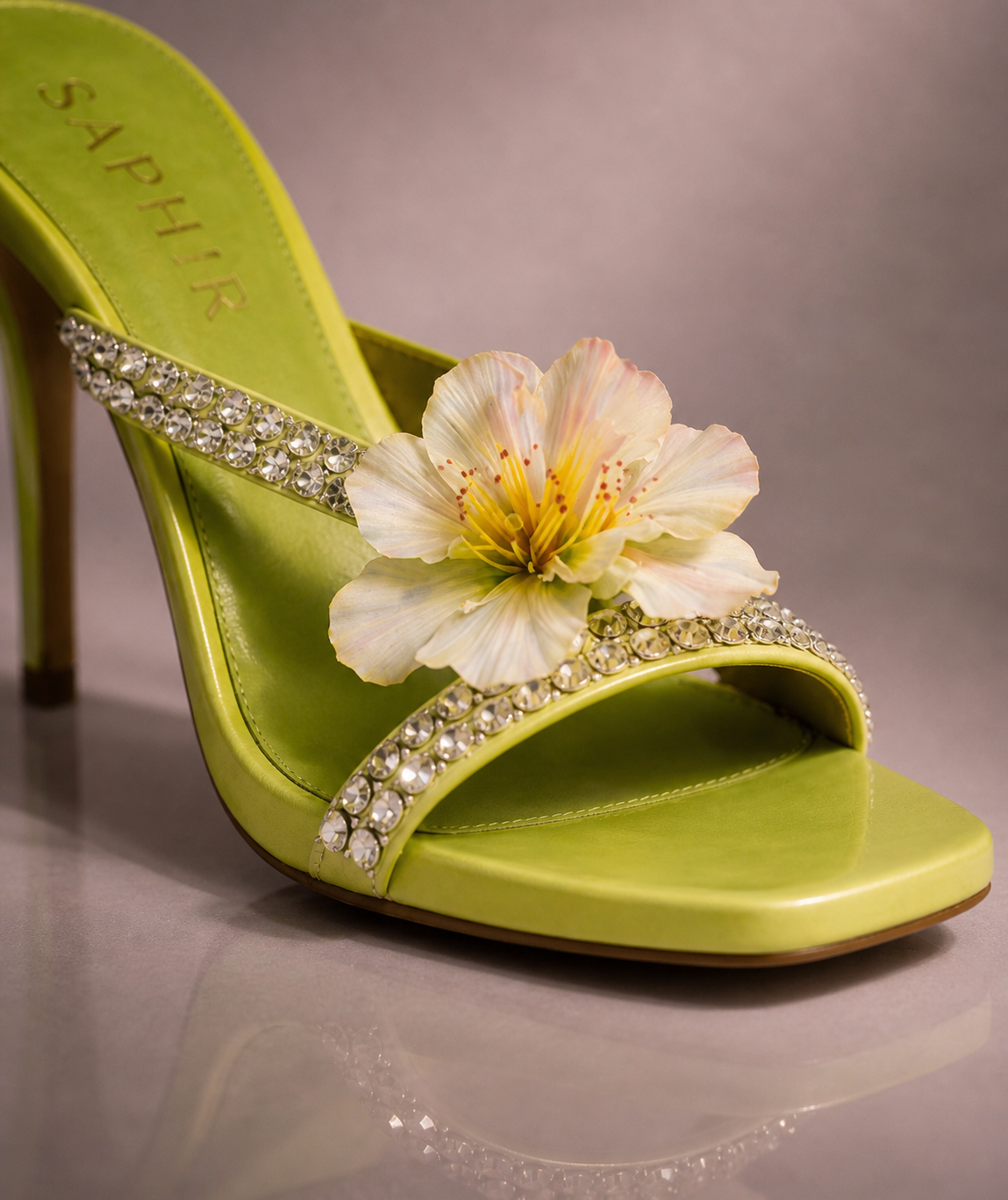Sandales Crystal - vertes